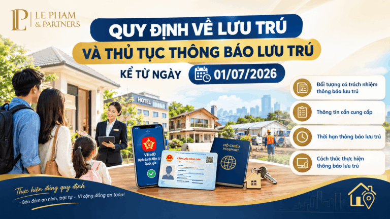 Quy định về lưu trú và thủ tục thông báo lưu trú kể từ ngày 01/07/2026